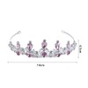 Pokinge 2pcs Luxury Rhinestone Bridal Crown,Crystal Headband,Diamond Princess Crown,Exquisite Queen