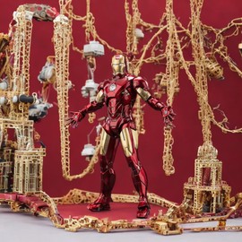 HiPlay ZD Toys Collectible Figure Full Set: Iron Hero MK4 Armor Dismantling Platform Set (1918), 1:10 Scale Anniversary Series Miniature Action Figure