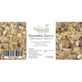CELLAVITA White Hougari - Teardrop Incense - Origin: Sultanate of Oman | Rich in Boswellia Acid - (120g Drops)