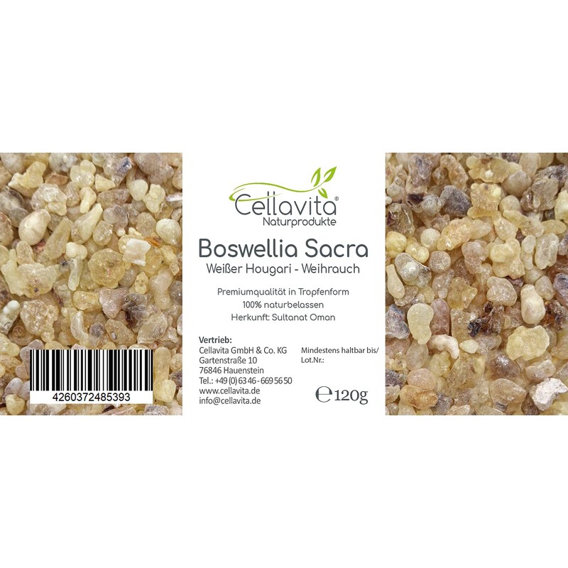 CELLAVITA White Hougari - Teardrop Incense - Origin: Sultanate of