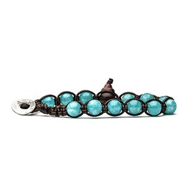 Tamashii - Original Tibetan Bracelet with Aquatic Green Jade Natural Stones, ['Jade'], Jade