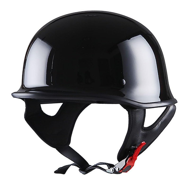 1Storm Novelty Motorcycle Half Face Helmet Open German Style DOT
