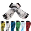 VOANZO Bicycle Handlebar Grips, 2 Sided Locking, Non-Slip TPR Rubber