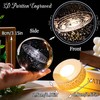 Arikyrist 3.15" Crystal 3D Solar System Ball Warm Night Light