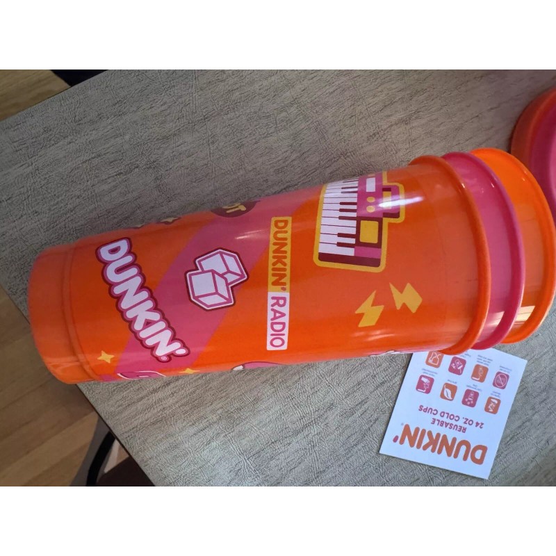 Dunkin' Donuts Box Of 4 Dunkin DunKings Dunqueens S reusable