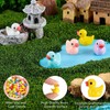 Mini Resin Duck Figurines, 200 Pieces, Mixed Colours, 1.7 x