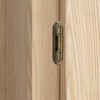Vallecloud 4 Pack (2 Pair) Antique Brass Cabinet Hinges for