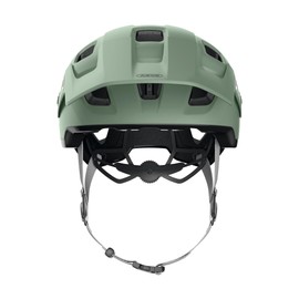ABUS Casco MTB MoDrop, robusto casco da bicicletta con buona ventilazione per mountain bike, vestibilità personalizzata, unisex, verde, L