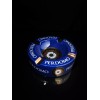 Perdomo Blue and Gold Ceramic Large Cigar Ashtray 9" Diameter