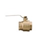 Watts LFFBV-4 Series 2" Lead-Free 2-Piece Full Port Chrome-Plated Brass