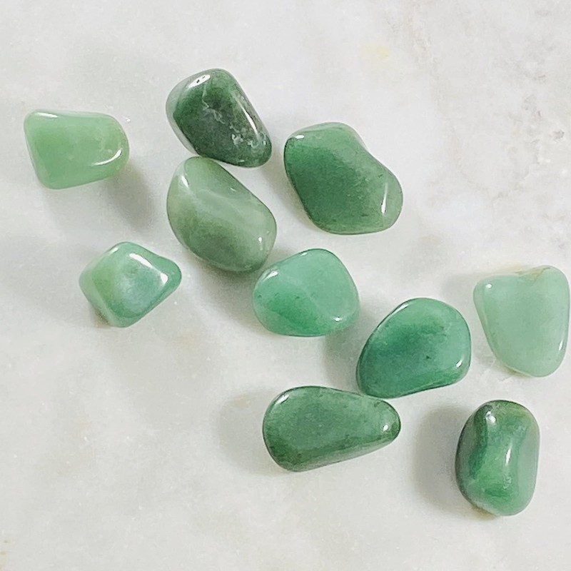 Pachamama Essentials Green Aventurine Tumbled Stone - Healing Stone (1)