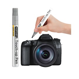 Peppery Grey Touch Up Pen - Compatible with Metal Camera Bodies Repair Pen for Quick Repair of Case Scratches on SLR & System Cameras, Includes Spare Tip