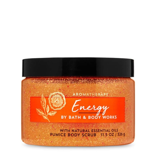 Bath and Body Works Aromatherapy Energy Orange Ginger Body Scrub Exfoliate Polish 11.5 Ounce