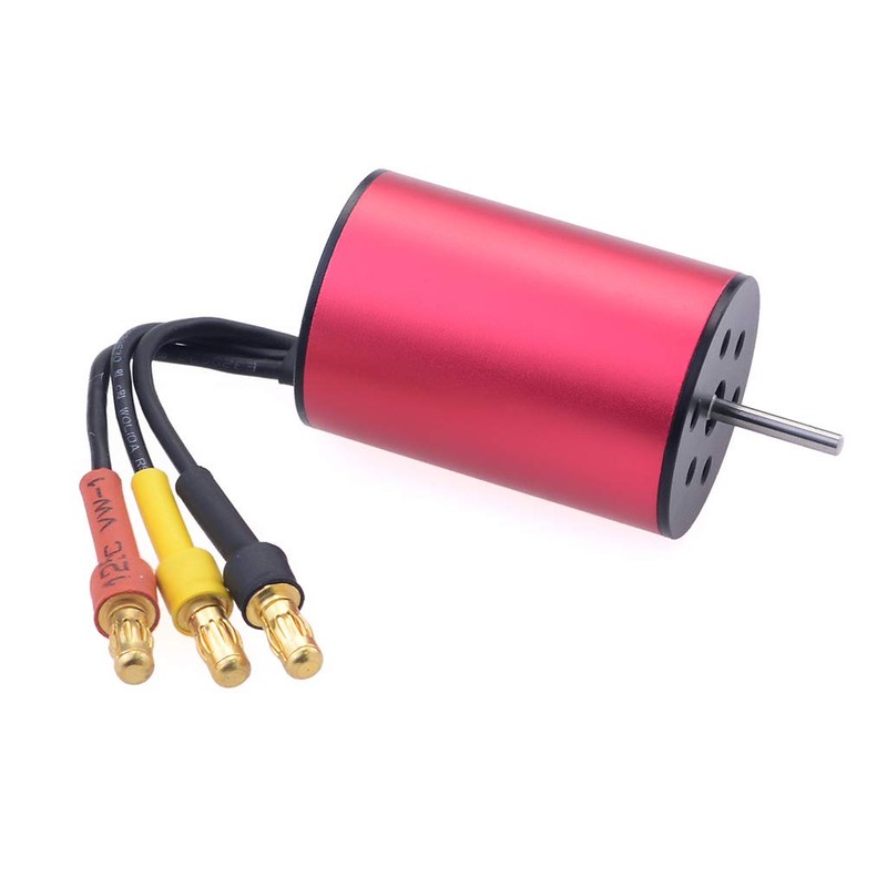 KingVal Replacement 2435 4800KV Waterproof Brushless Motor Shaft 2.3mm Compatible