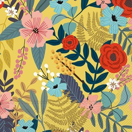 Boston International servilletas de papel para cócteles y bebidas, Laila, 5 x 5-Inches, 1