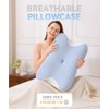 Restnature Cervical Pillowcase - Pillow Covers,Cooling Pillow Case with Hidden