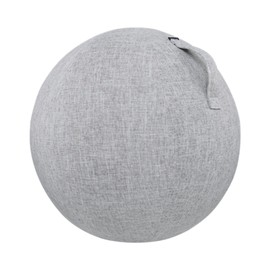 55cm/65cm/75cm Cotton+Linen Protective Yoga Ball Cover Exercise Ball Protection Skin Wrap Accessory