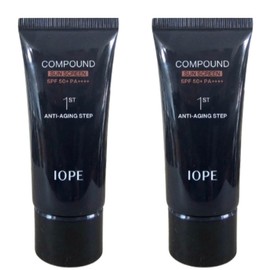 IOPE 아이오페 맨 컴파운드 선 스크린 50ml x 2개 저자극선크림 남자선크림 미백 IOPE Men Compound Sun Screen 50ml x 2 Low-Stimulation Sun Cream for Men Whitening