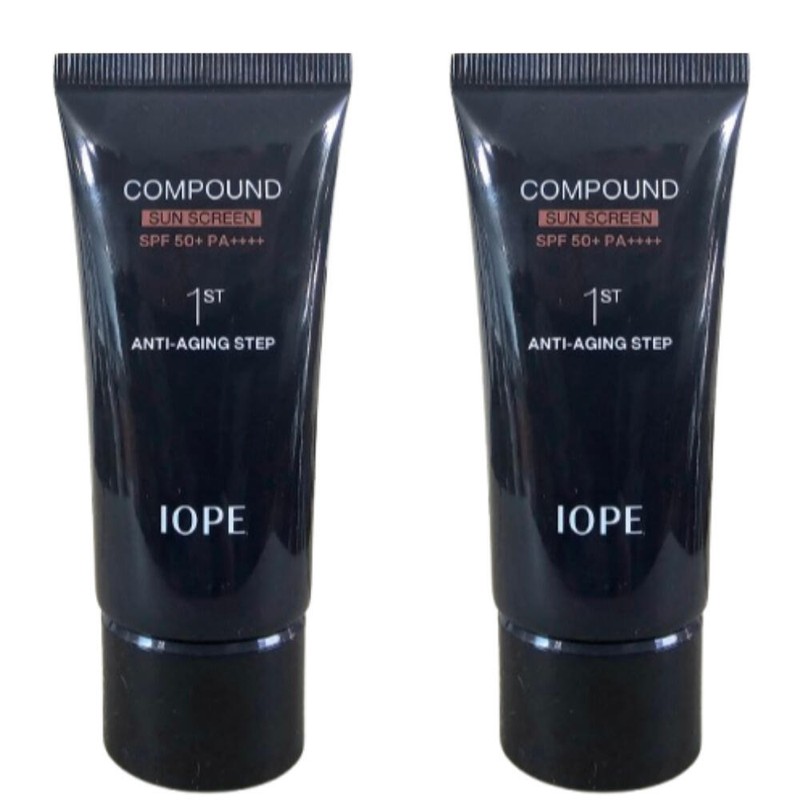 IOPE 아이오페 맨 컴파운드 선 스크린 50ml x 2개 저자극선크림