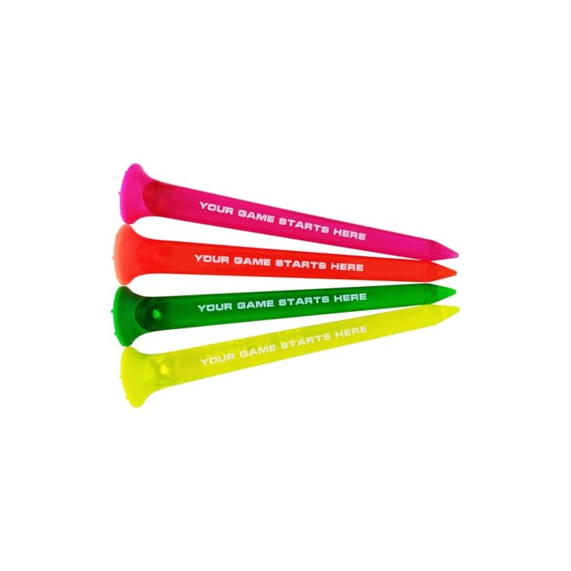 Tour Tee PRO NEONS Golf Tees (4 Pack) T-489 (590)