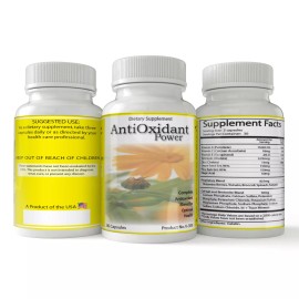 Performance Supplements Store AntiOxidant Power, Natural Chelated Antioxidant Health Supplement 90ct
