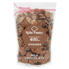 Kidu Pantry Melting Chocolate Wafers Bulk In Resealable Bag (Milk)
