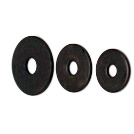 Black Stainless Steel Penny Washers M3 M4 M5 M6 M8 M10 - pack of 6 pcs (M3 x 9mm)