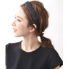 [ヴxante-nu] vingtaine Grograin Side Bow Headband Elegant Simple Daily Hair