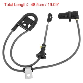 X AUTOHAUX 89545-48030 Rear Right Car Engine ABS Wheel Speed Sensor for Toyota Highlander 2.4L L4 3.3L V6 2004-2007