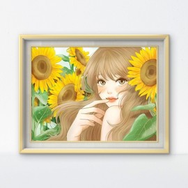 HKLIOPU Cross Stitch Kit, 11CT Stamped Embroidery Set for Adults, Wall Art Home Decoration (S1228-14)