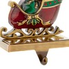 Widdle Gifts Ltd Christmas Metal Sleigh Stocking Hanger Holder Fireplace