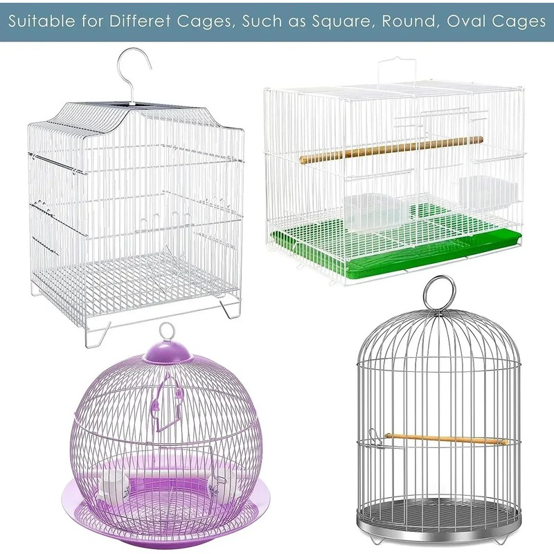 OKONOS Bird Cage Seed Catcher Mesh Cover Skirt Guard Net