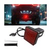HZEL Trailer Hitch Receiver Cover with 15 LED Brake Lights,