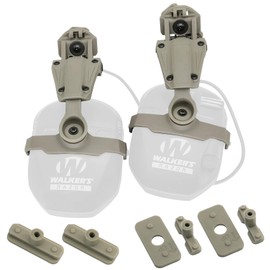 HEARFALCOM Tactical Helmet ARC Rail Adapter Accessories Compatible with Walker's Earmuffs (Walkers Razor,Walkers Razor Digital) (DE)