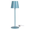 Bloomingville Metal LED Rechargeable Table Lamp with Touch Sensor, Blue
