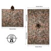 Fousam Rain Poncho, Military Tactical Poncho Camo Multi Use Waterproof,