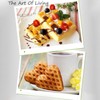 3-teilige Waffelform, Waffelform, Back-DIY-Werkzeuge, Kuchen- und Keks-Backdekorationswerkzeuge, Silikon-Muffinform mit Pinsel