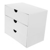OHPHCALL A4 Desktop Drawer Storage Box File Organizer Slide Out