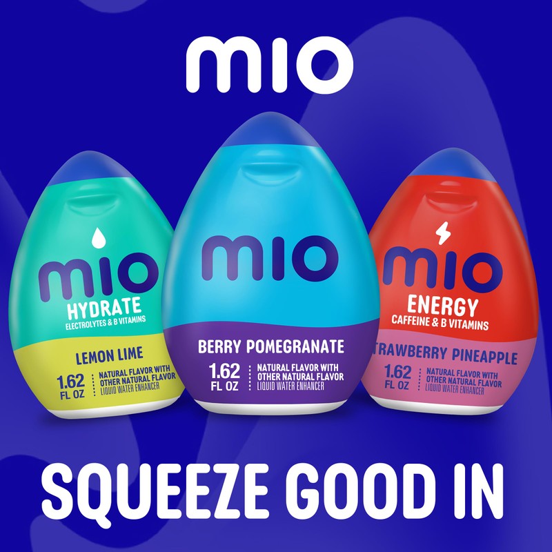 Mio Berry Pomegranate Liquid Water Enhancer, SugarFree & Refreshing 1.62