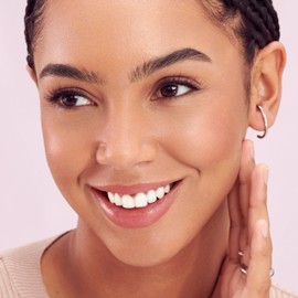 KISS The New Natural, False Eyelashes, Freckles', 12 mm, Includes 1 pair of lash, Contact Lens Friendly, Easy to Apply, Reusable Strip Lashes