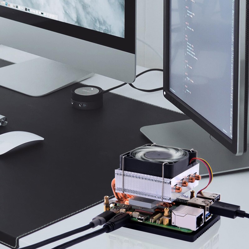 GeeekPi Ice Tower Plus Cooler for Raspberry Pi 5, Pi