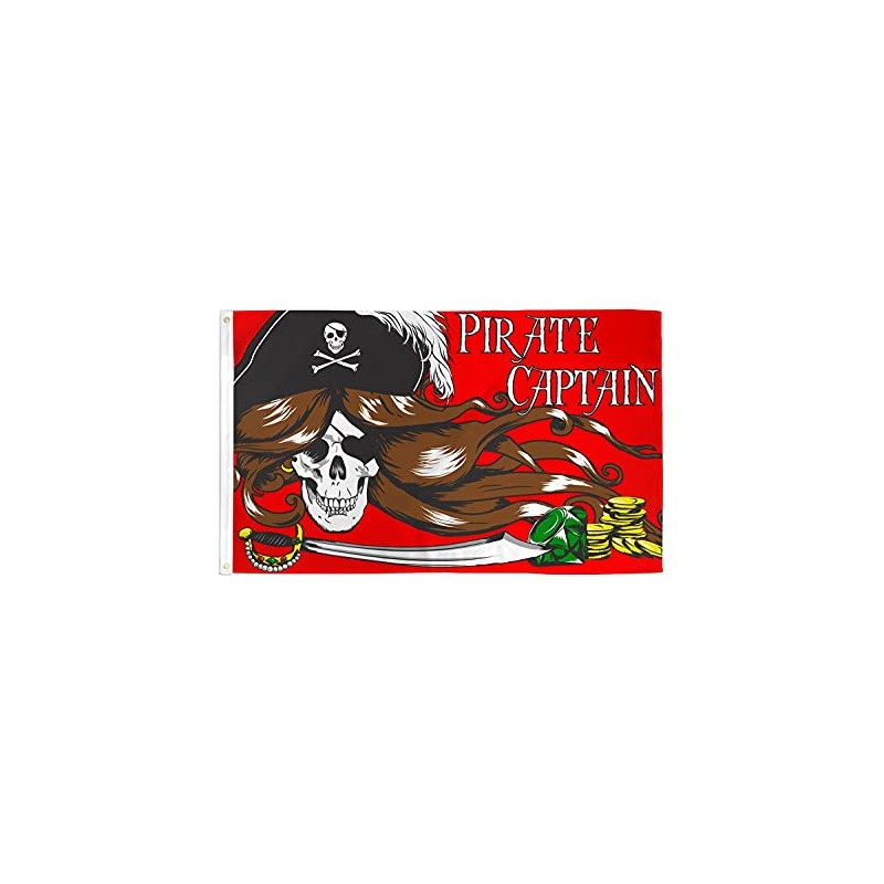 AZ FLAG - Flag Pirate Captain Lady - 150 x