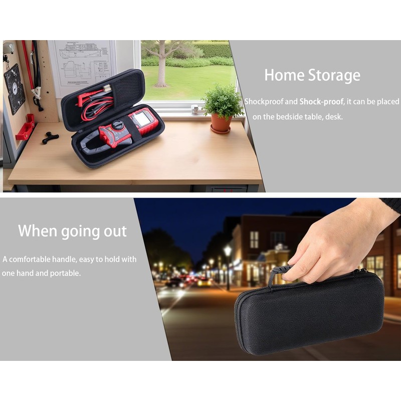 inDomit Hard Shell Protective Travel Case Compatible with KAIWEETS HT206D