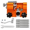 10 pcs Portable Chainsaw Chain Sharpening Jig – Hand-Crank Manual