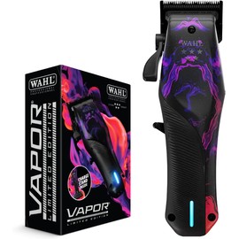 Cortadora Inalámbrica Wahl Vapor Edición Limitada Máquina de cortar cabello inalámbrica Cuchilla F32 FADEOUT Ajustable 2.5 Hrs Autonomía 7 Peines Guía