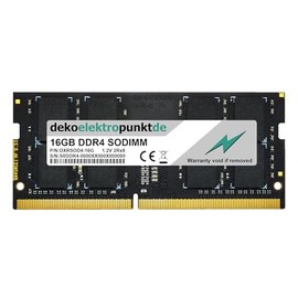 dekoelektropunktde 16GB RAM Speicher passend für MSI Apache Pro GE62 7RE-823 DDR4 SO-DIMM PC4-19200 2400MHz