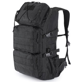 G-raphy 45L Tactical Backpacks for Men, Molle Hiking Daypack, Large Military Camping Trekking Daypack Bug Out Bag