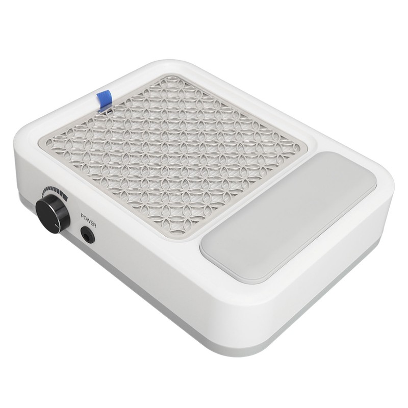 Nail Dust Collector with Reusable Filter Hand Pillow Speed Adjustable