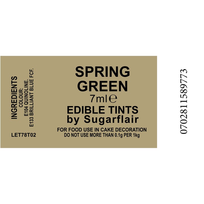 Sugarflair Blosom Tint Edible Dusting Powder - Spring Green