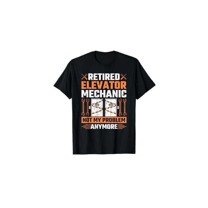 Retired Elevator Mechanic Elevator Technician Inspector T-Shirt